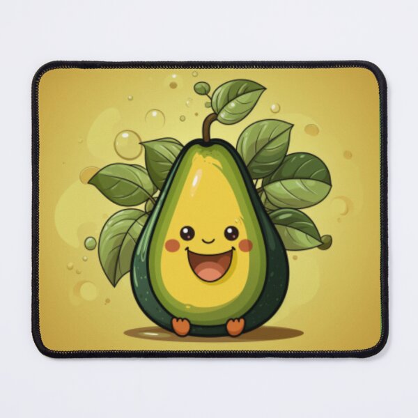 Item preview, Mamacado mini leafy avocado smiling and funny designed and sold by cristina1001.