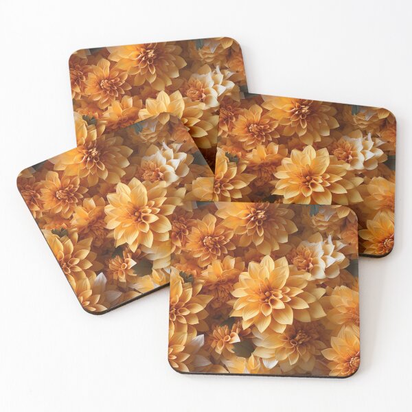 Item preview, Dahlia Tile 28: Velvet Pom-Poms in a Rainbow Garden with Layers of Petals designed and sold by TheBrainArt.