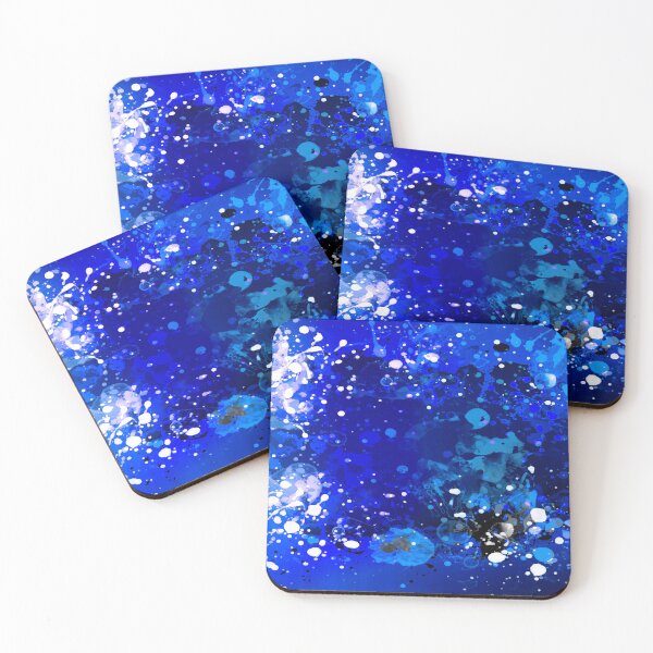 Item preview, Blue paint splatters designed and sold by steveball.
