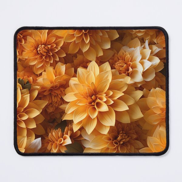 Item preview, Dahlia Tile 28: Velvet Pom-Poms in a Rainbow Garden with Layers of Petals designed and sold by TheBrainArt.