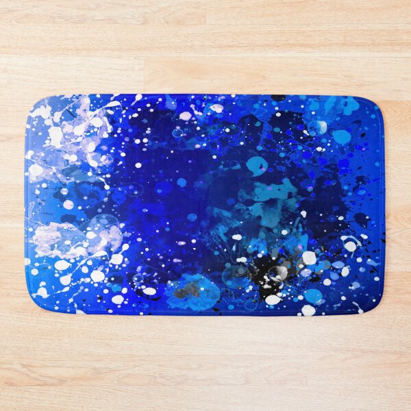 Item preview, Blue paint splatters designed and sold by steveball.