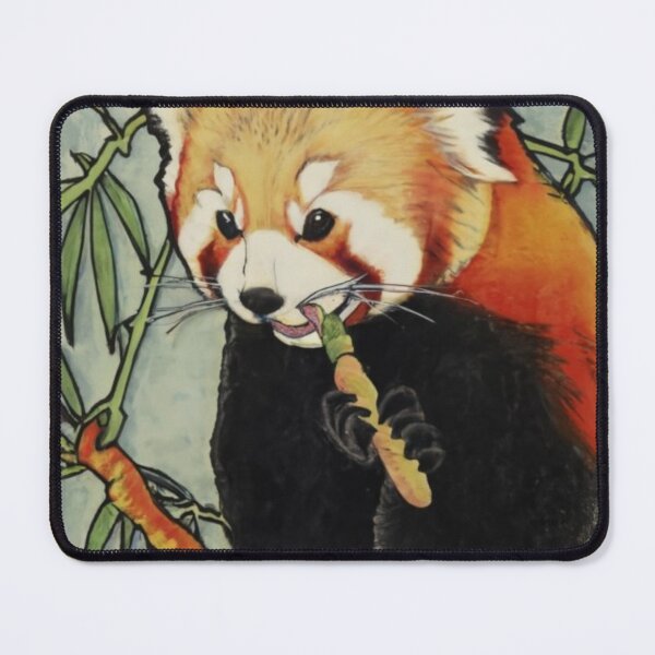 Item preview, Red Panda In Japan Style Ginger Asian Bamboo Eating Food Hungry designed and sold by Cr320.
