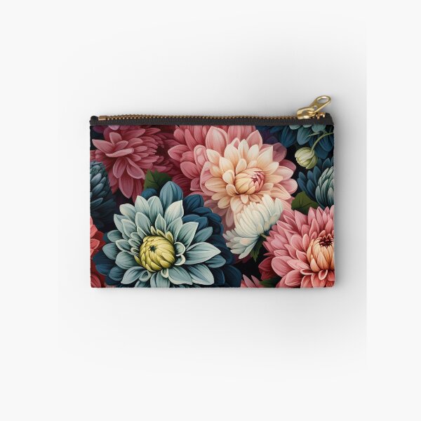Item preview, Dahlia Tile 29: Velvet Pom-Poms in a Rainbow Garden with Layers of Petals designed and sold by TheBrainArt.