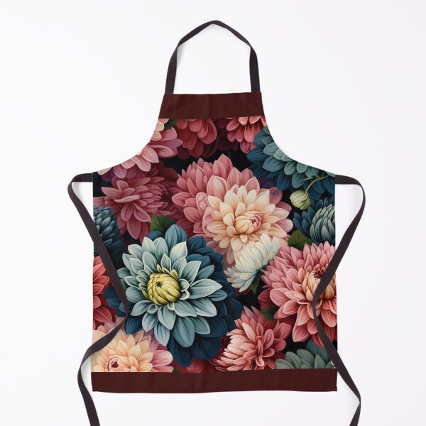Item preview, Dahlia Tile 29: Velvet Pom-Poms in a Rainbow Garden with Layers of Petals designed and sold by TheBrainArt.