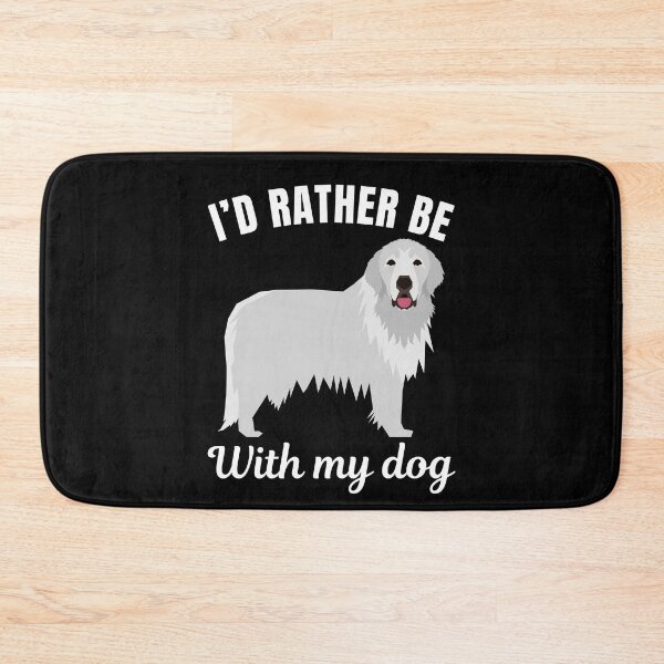 Item preview, I'd rather be with my dog, funny great pyrenees breed owners or lovers saying  designed and sold by NBSStore.