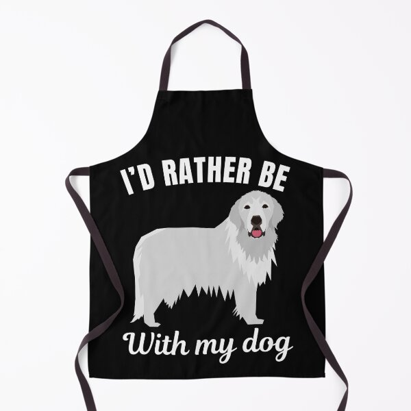 Item preview, I'd rather be with my dog, funny great pyrenees breed owners or lovers saying designed and sold by NBSStore.