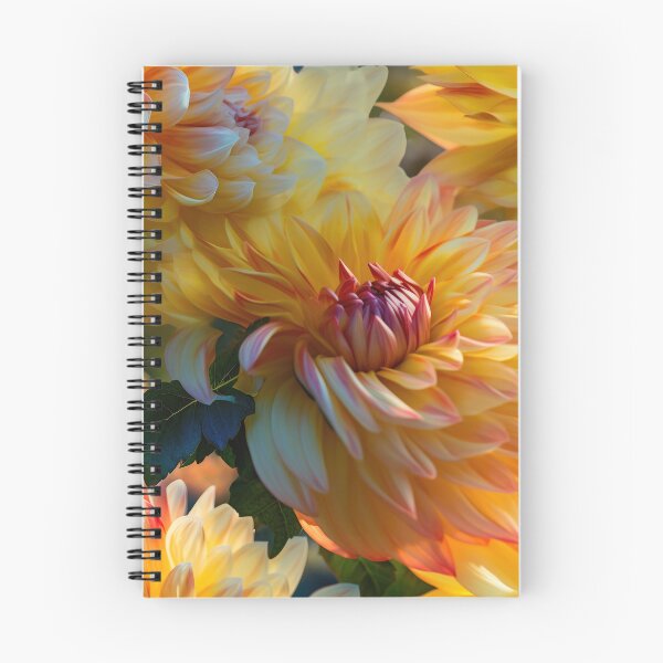 Item preview, Dahlia Tile 30: Velvet Pom-Poms in a Rainbow Garden with Layers of Petals designed and sold by TheBrainArt.