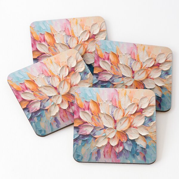 Item preview, Artistic canvas with a blend of multiple colors designed and sold by ChicArtThreads.