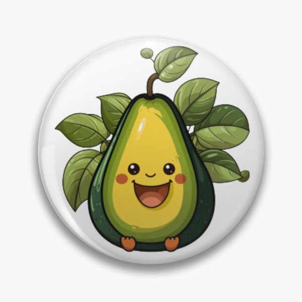 Item preview, Mamacado mini leafy avocado smiling and funny designed and sold by cristina1001.