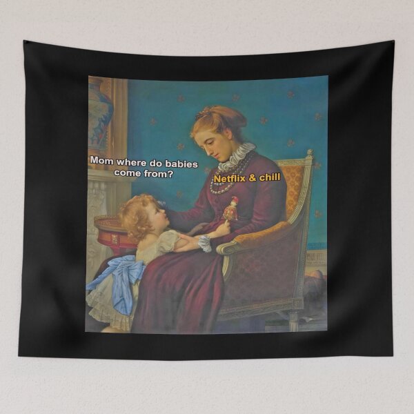Item preview, Where do Babies come from - Thanksgiving, Christmas And Birthday Party Gift Ideas for Classic Memes Lovers and Fans designed and sold by Memeing Everything.