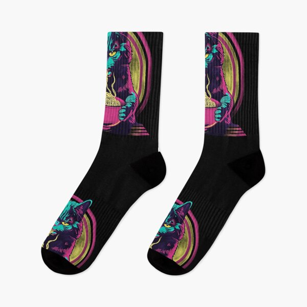 Item preview, Cat Eating Ramen designed and sold by drawlinershop.
