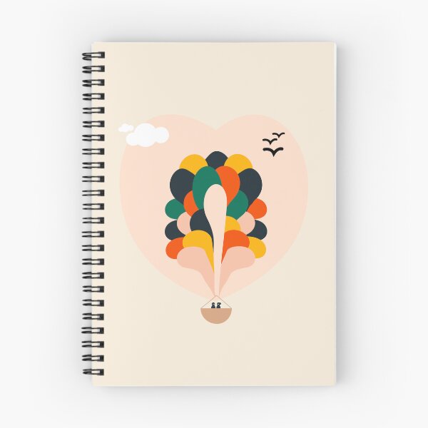 Item preview, Love in the Skies: Abstract Air Balloon Art designed and sold by ArtologyNamah.