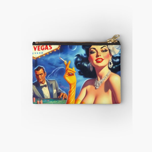 Item preview, Vintage Casino Pin Up designed and sold by PulpVintage.