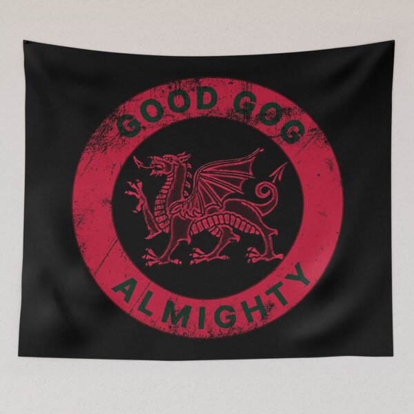 Artikelvorschau, GOOD GOG ALLMIGHTY DISTRESSED RED 2 entworfen und verkauft von Marni Scofidio Desi9ns.
