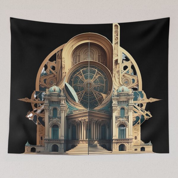 Item preview, Golden Ratio Influence: Architectural Splendor Inspired by Fibonacci designed and sold by iQuorra.