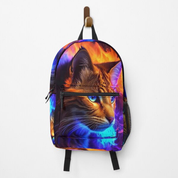 Item preview, Luminous feline with fiery fur designed and sold by M-Y-A-R-T-.