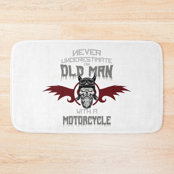 Item preview, Never Underestimate An Old Man With A Motorcycle designed and sold by SimpleP.