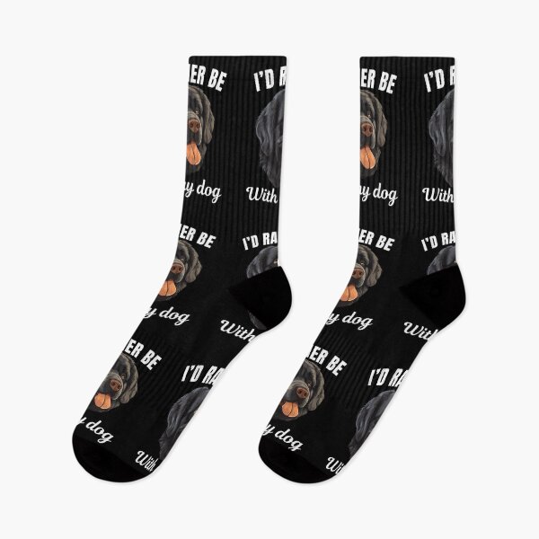 Item preview, I'd rather be with my dog, funny newfoundland dog breed owners or lovers saying  designed and sold by NBSStore.