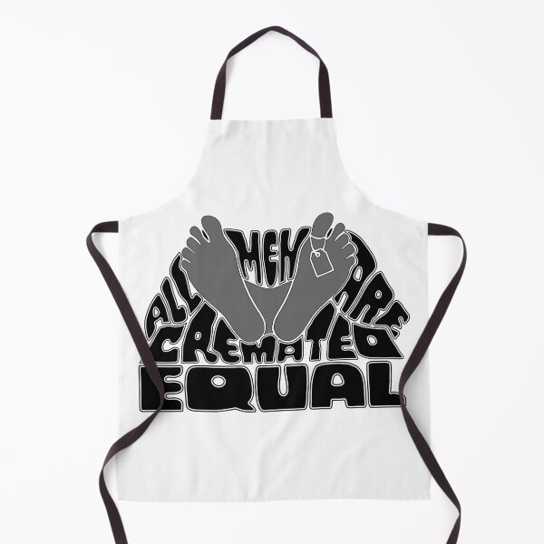 Item preview, All Men Are Cremated Equal, All Men Are Created Equal, Funny Morbid Pun, Dark Humour, True Crime designed and sold by PrintShangri-La.