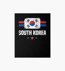 South Korea Flag Korean Apparel Art Board