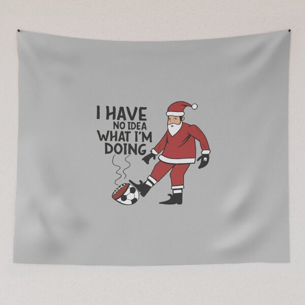 Item preview, No tengo idea de lo que estoy haciendo Papá Noel Jugador de fútbol designed and sold by Mr-wow.