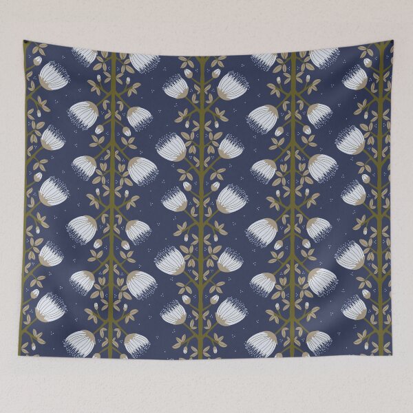 Item preview, Modern Pohutukawa Christmas floral  designed and sold by FrancesPoff.