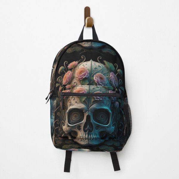 Item preview,  Skull with flowers designed and sold by SaNNty.