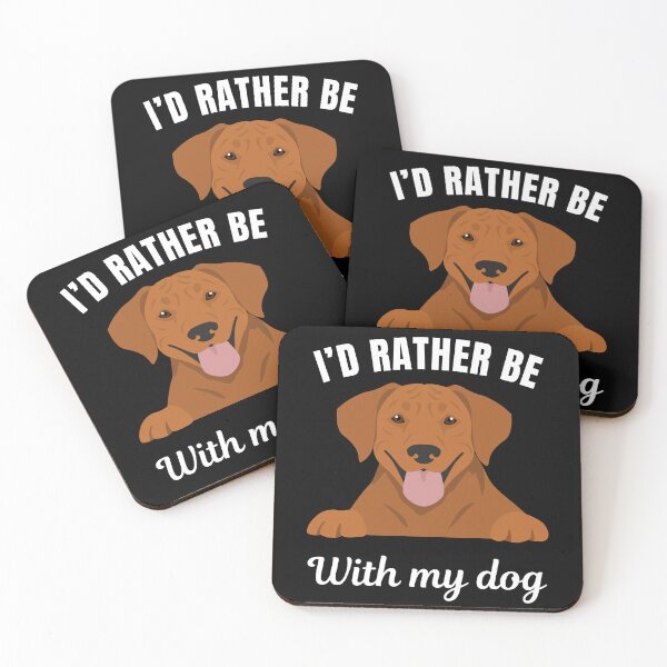 Item preview, I'd rather be with my dog, funny Ridgeback breed owners or lovers saying  designed and sold by NBSStore.