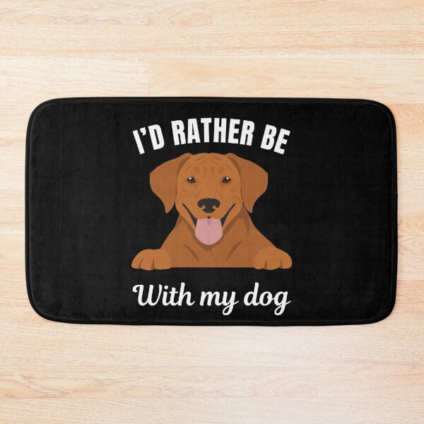 Item preview, I'd rather be with my dog, funny Ridgeback breed owners or lovers saying  designed and sold by NBSStore.