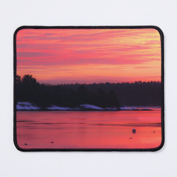 Item preview, Red Winter Sunrise designed and sold by Blue Horse Photo Magic.