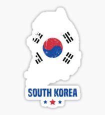South Korea Flag Korean Apparel Sticker