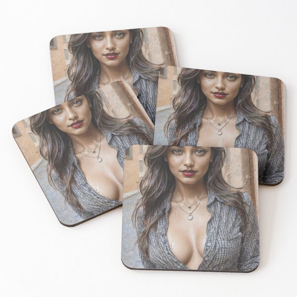 Item preview, Mystique on the Boulevard: oil painting portrait  designed and sold by creative-cub.