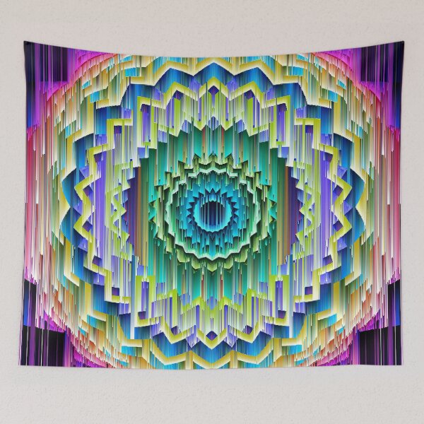 Item preview, Neon Mandala Threads - 3D Extrusion designed and sold by Warren Paul Harris.