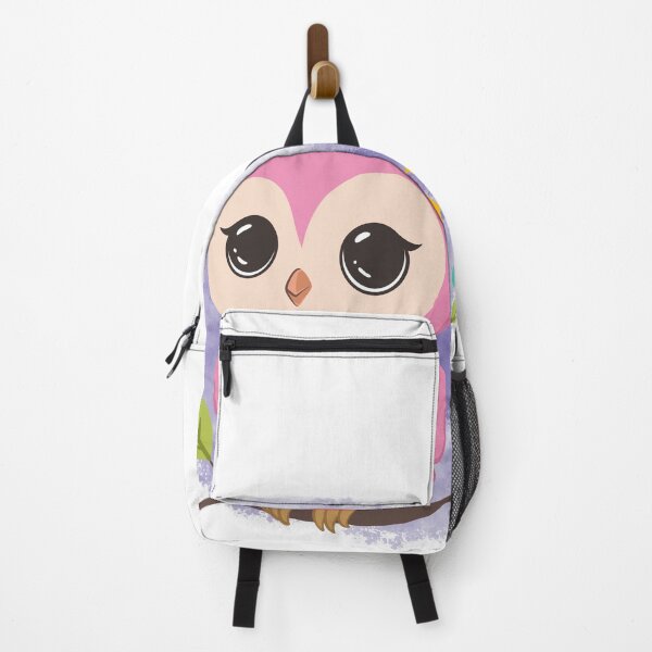 Item preview, Cute Pink Baby Owl Chibi Cartoon designed and sold by Artikach Project.