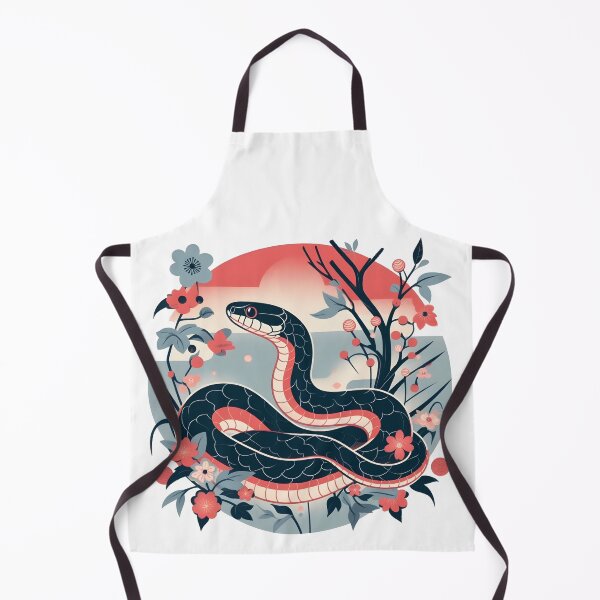 Item preview, Red bellied black snake Austalian animal art style designed and sold by RubisLeaf.