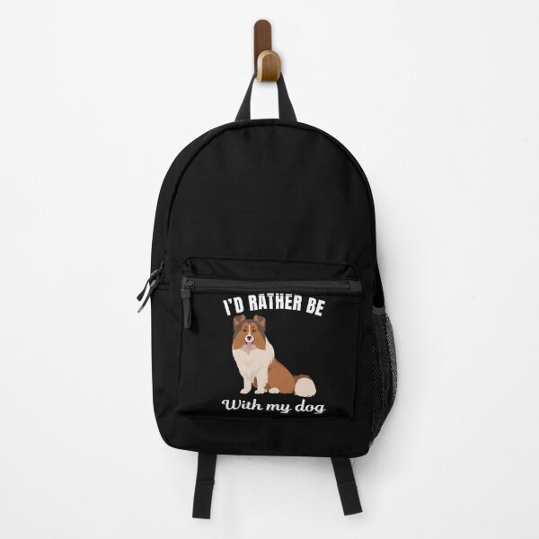 Item preview, I'd rather be with my dog, funny shetland sheepdog or sheltie breed owners or lovers saying designed and sold by NBSStore.