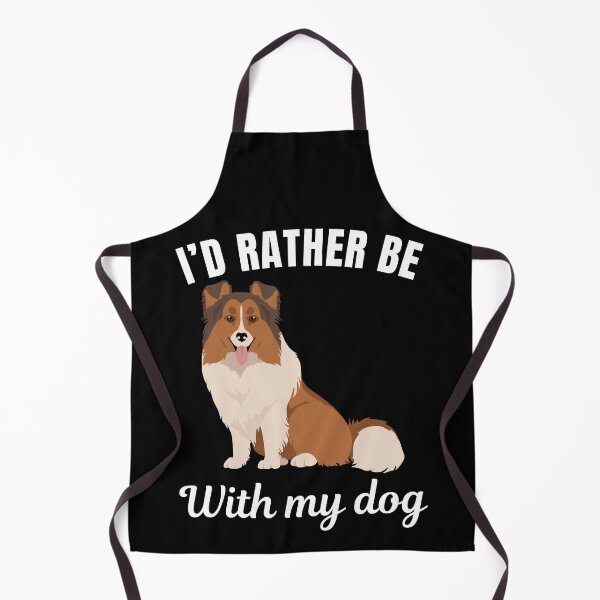Item preview, I'd rather be with my dog, funny shetland sheepdog or sheltie breed owners or lovers saying designed and sold by NBSStore.