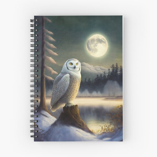 Artikelvorschau, Eule im Winter entworfen und verkauft von Blue Horse Photo Magic.