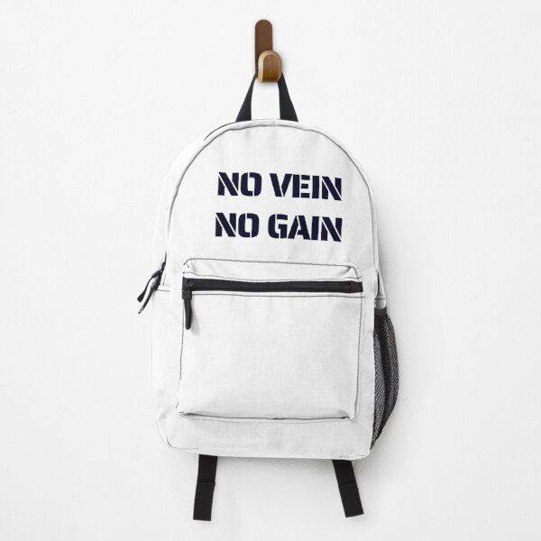 Item preview, No Vein No Gain Gym Humour designed and sold by SwoleGear.