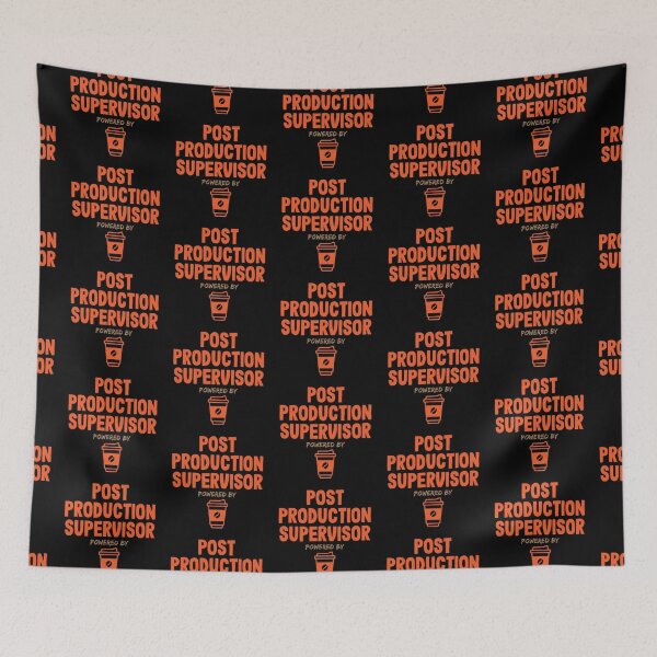 Item preview, Post Production Supervisor Powered by Coffee designed and sold by NermilioDesigns.