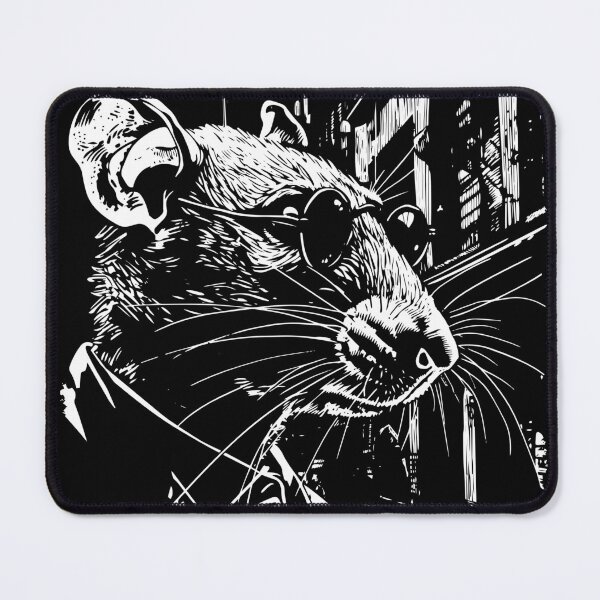 Item preview, Rat the Ripper, Jack the Ripper, The Gentleman Rat, Gift for Rat Owner designed and sold by PrintShangri-La.