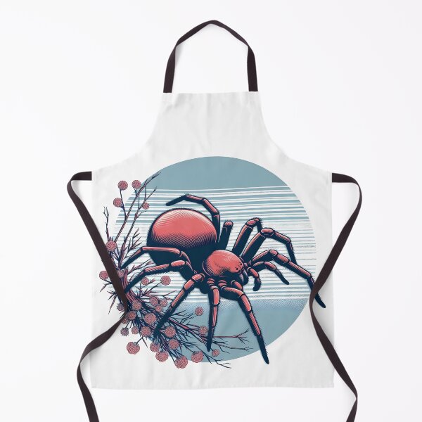 Item preview, Redback Spider Austalia animal retro art designed and sold by RubisLeaf.