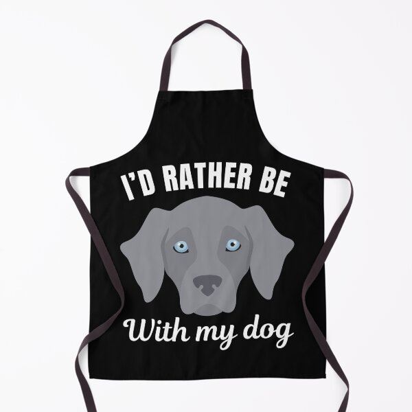 Item preview, I'd rather be with my dog, funny Weimaraner breed owners or lovers saying  designed and sold by NBSStore.