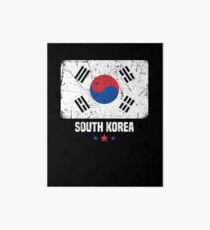 South Korea Flag Korean Apparel Art Board