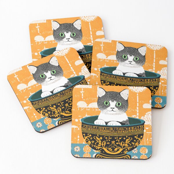 Item preview, Kitten in the pots - MEOW designed and sold by BubblyDelight.