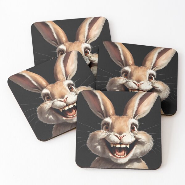 Item preview, animal, smile, rabbit, happy rabbit, designed and sold by LYDIA0304.