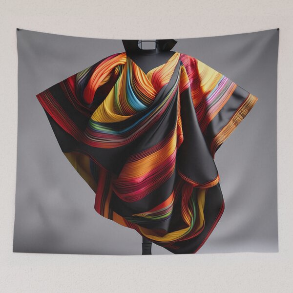 Item preview, Colorful Striped Dress on Mannequin designed and sold by aminz4.