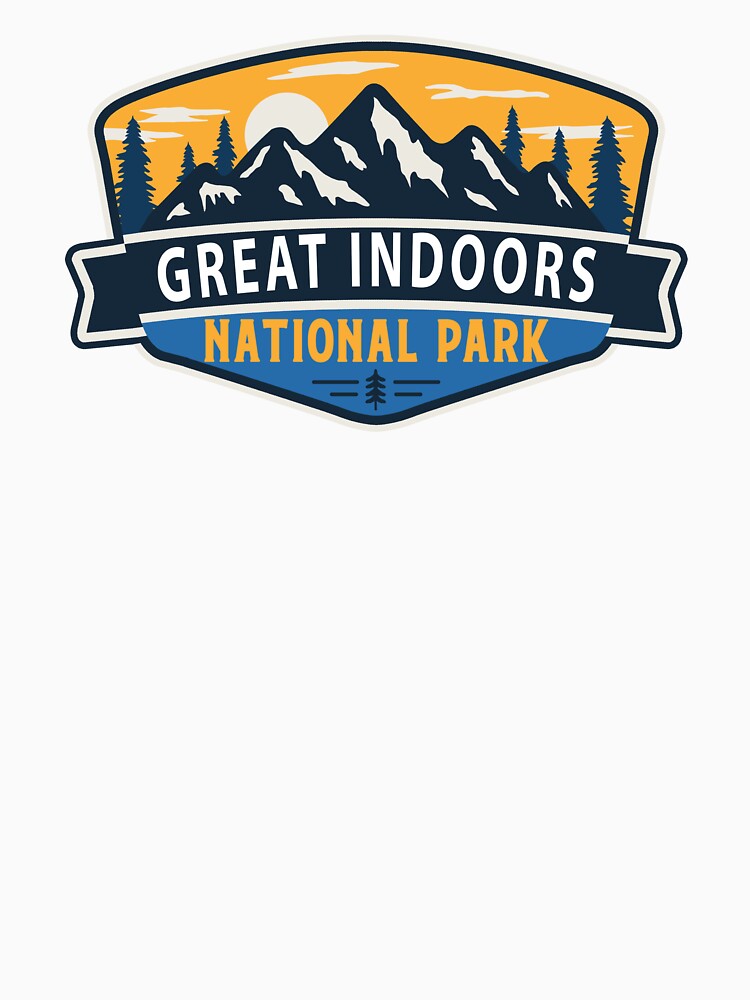 Imagen 3 de 3, Camiseta ¾ estilo béisbol con la obra Parque Nacional Great Indoors-Vintage, diseñada y vendida por Nature-spirit.