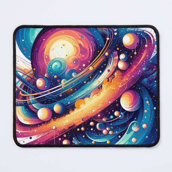 Item preview, Galactic Whirl: Abstract Celestial Elegance designed and sold by SrijanaByAnu.
