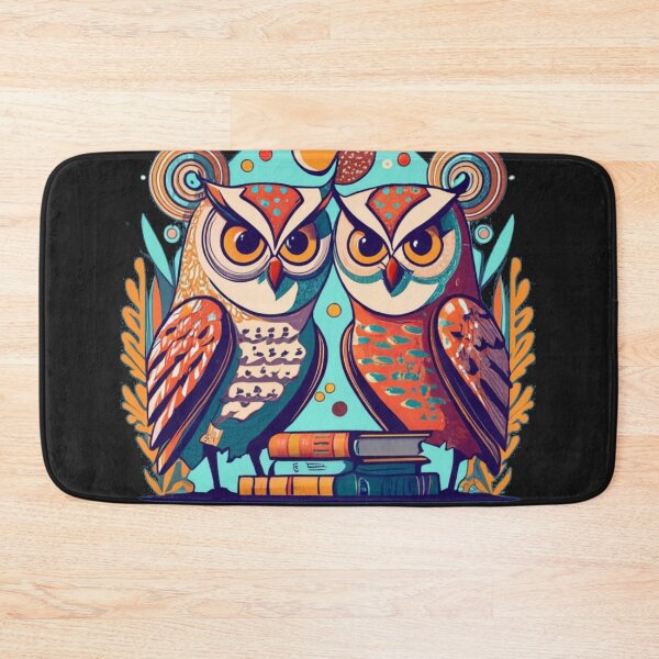 Item preview, Owls and Books Abstract Style Design designed and sold by Pawel Oska.